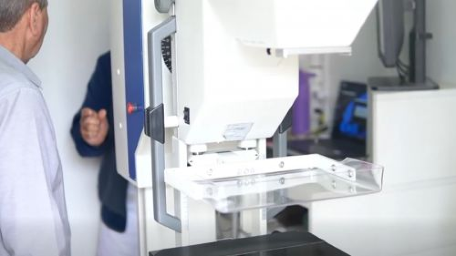 Unidade móvel realiza dezenas de mamografias em Wenceslau Braz